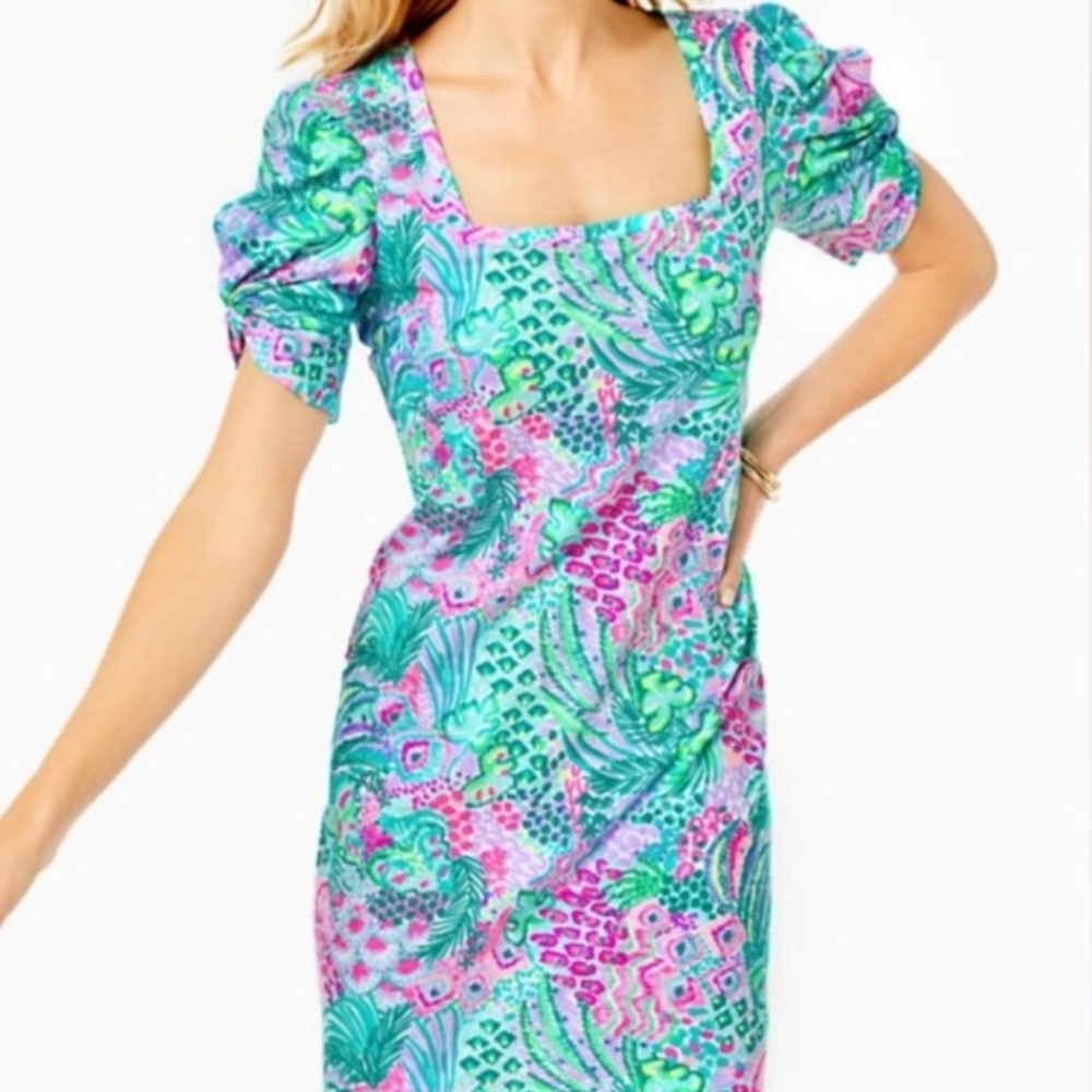 Lilly Pulitzer NWT Haydn T-Shirt Dress Banana Split $118 Size S